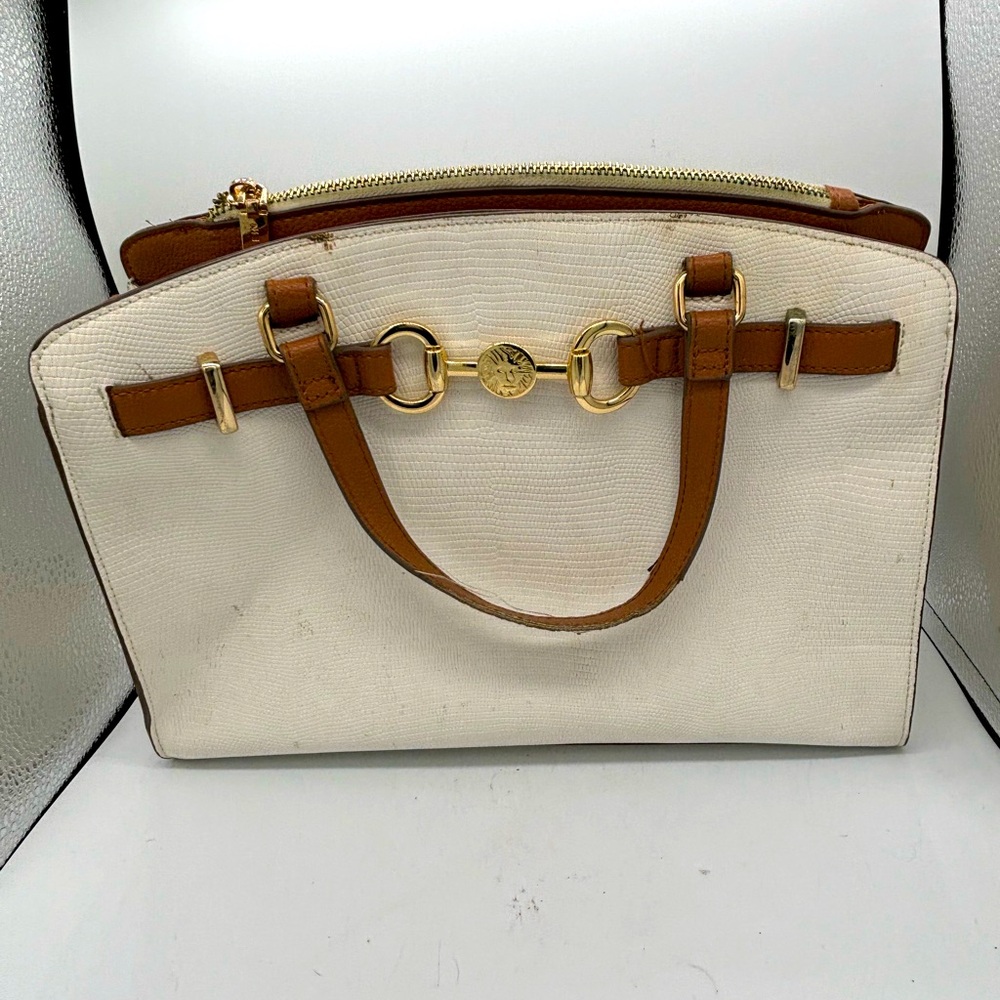 White Anne Klein Satchel Bag